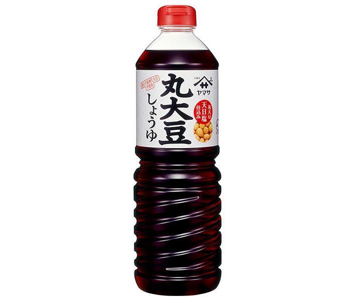ヤマサ醤油 丸大豆しょうゆ 1Lペットボトル×6本入【日本出荷】