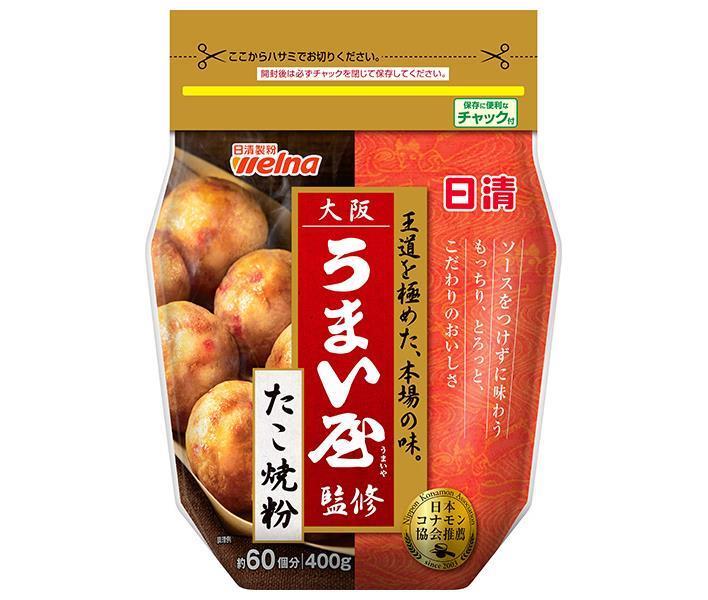日清ウェルナ 日清 大阪うまい屋監修 たこ焼粉 400g×12袋入【日本出荷】