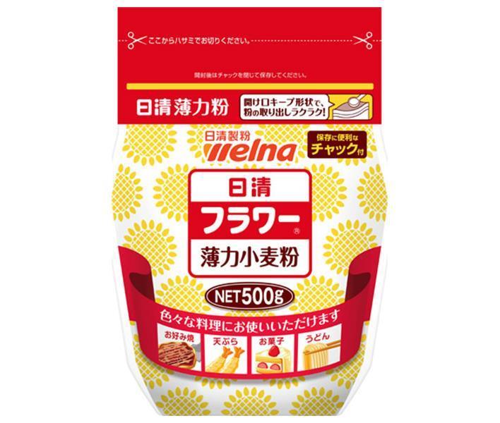 日清ウェルナ 日清 フラワー チャック付 500g×12袋入【日本出荷】