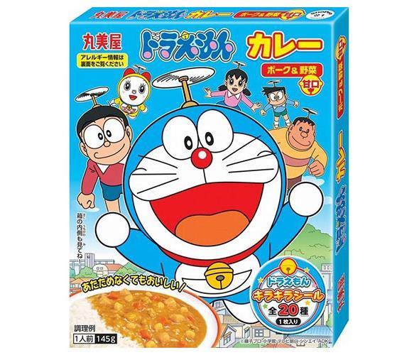 丸美屋 ドラえもんカレー ポーク&野菜 甘口 145g×10個入【日本出荷】
