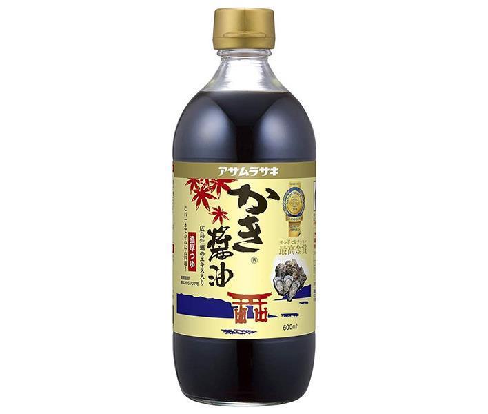 アサムラサキ かき醤油 600ml×12本入【日本出荷】
