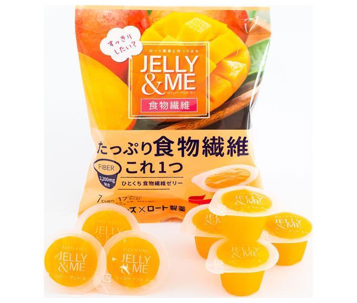 北辰フーズ JELLY&ME(ジェリーアンドミー) 食物繊維 マンゴーゼリー (21g×7個)×12個入【日本出荷】