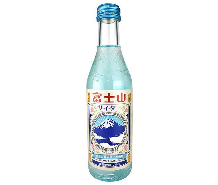 木村飲料 富士山サイダー 240ml瓶×20本入【日本出荷】