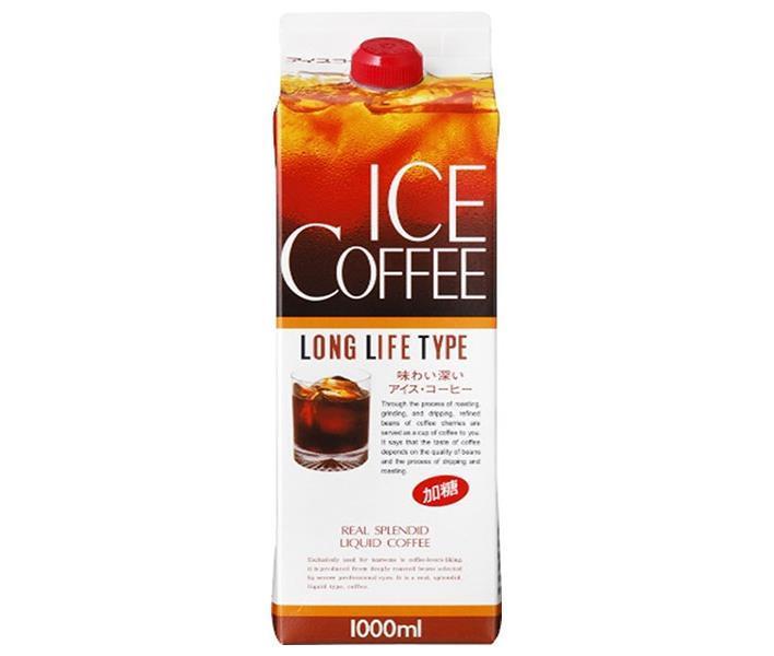 ジーエスフード GS アイスコーヒー 加糖 1000ml紙パック×12本入【日本出荷】