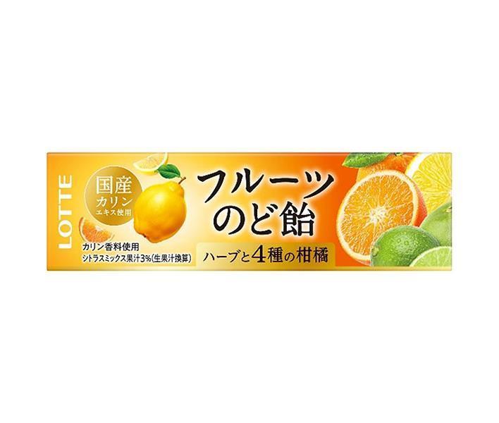 ロッテ フルーツのど飴 11粒×10個入【日本出荷】
