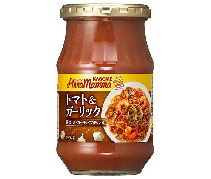 カゴメ アンナマンマ トマト&ガーリック 330g瓶×12(6×2)本入【日本出荷】
