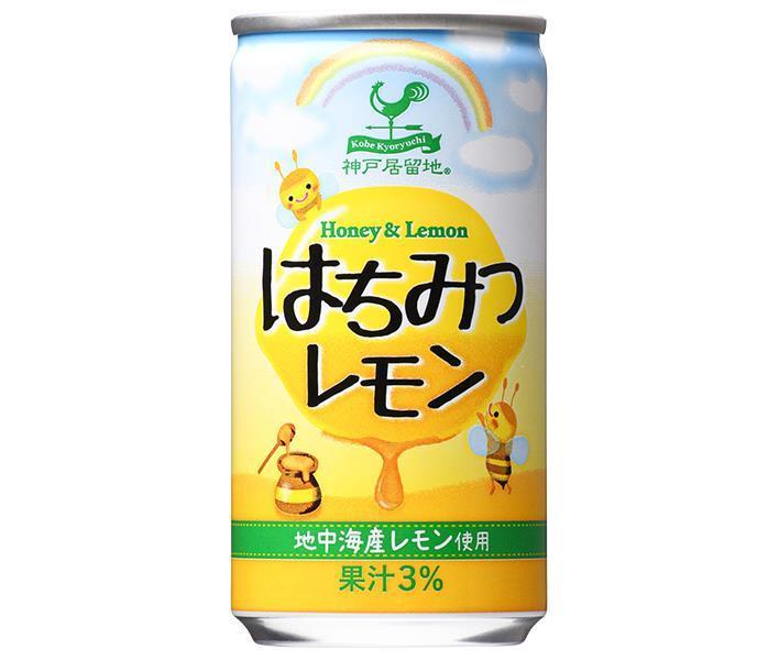 富永貿易 神戸居留地 はちみつレモン 185g缶×30本入【日本出荷】
