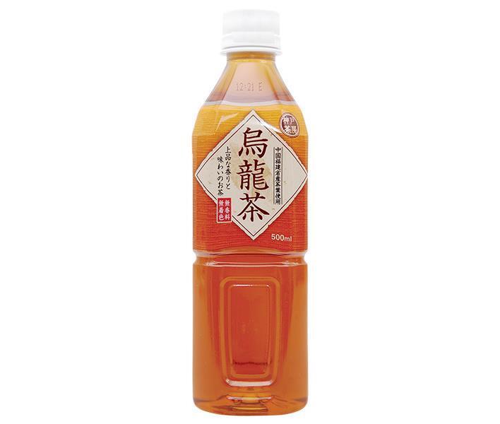 富永貿易 神戸茶房 烏龍茶 500mlペットボトル×24本入【日本出荷】