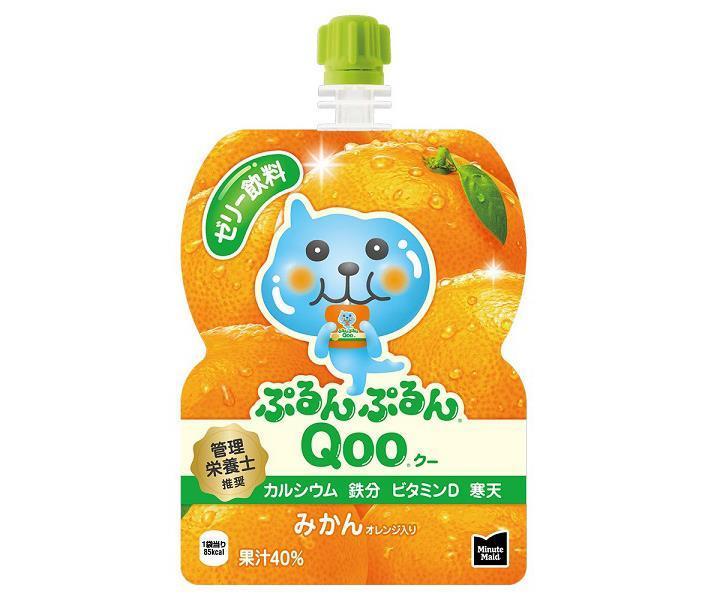 コカコーラ ミニッツメイド ぷるんぷるんQoo(クー) みかん 125gパウチ×6本入【日本出荷】