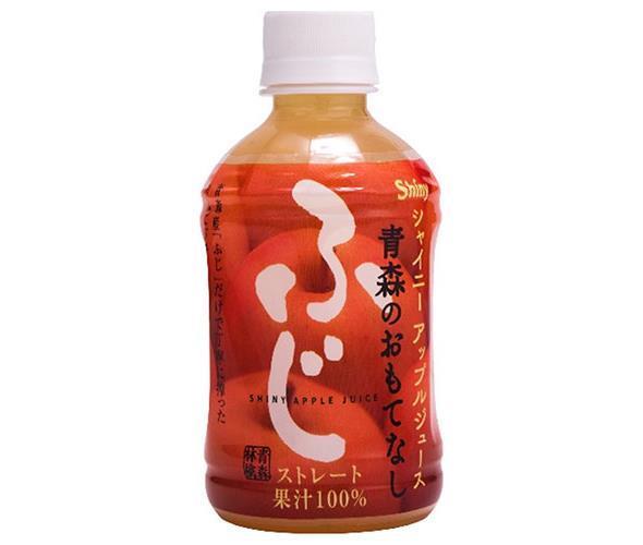 青森県りんごジュース 青森のおもてなし ふじ 280mlペットボトル×24本入【日本出荷】