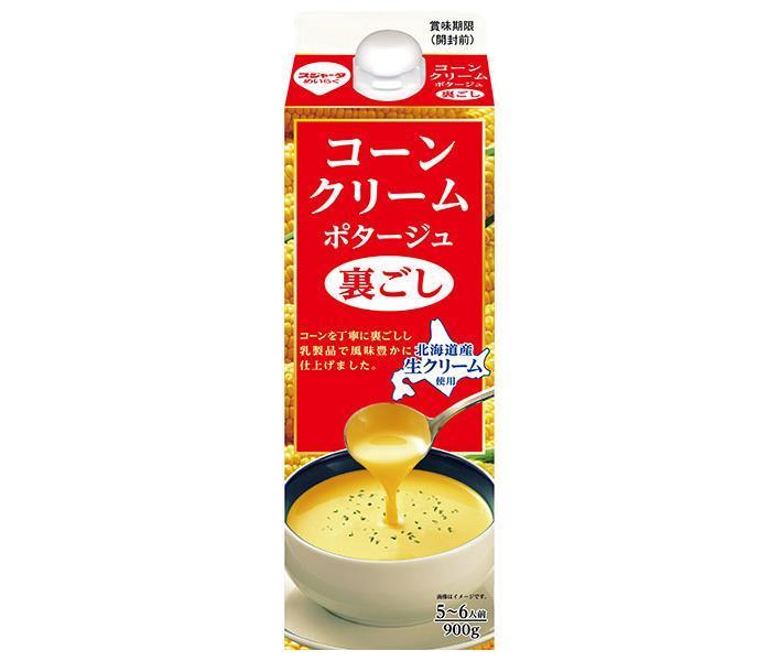 スジャータ コーンクリームポタージュ 裏ごし 900g紙パック×6本入【日本出荷】