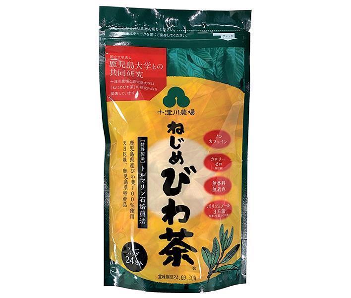 十津川農場 ねじめびわ茶24 (2gティーバッグ 24包入) 24P×2袋入【日本出荷】