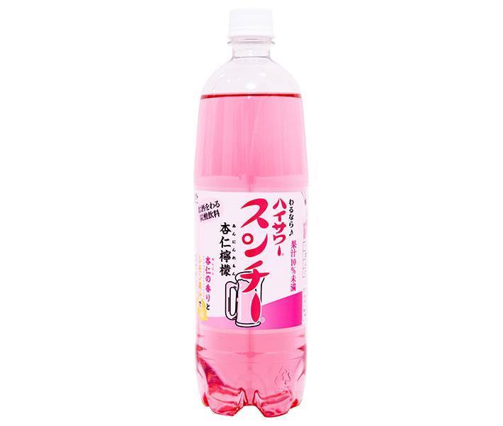 博水社 ハイサワー スンチー 杏仁檸檬 1000mlペットボトル×15本入【日本出荷】