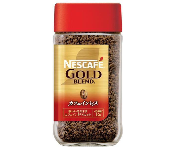 ネスレ日本 ネスカフェ ゴールドブレンド カフェインレス 80g瓶×24本入【日本出荷】