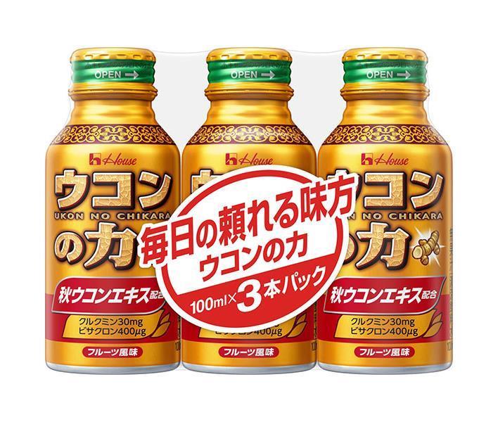 ハウスウェルネス ウコンの力 ウコンエキスドリンク 100mlボトル缶×30(3P×10)本入【日本出荷】