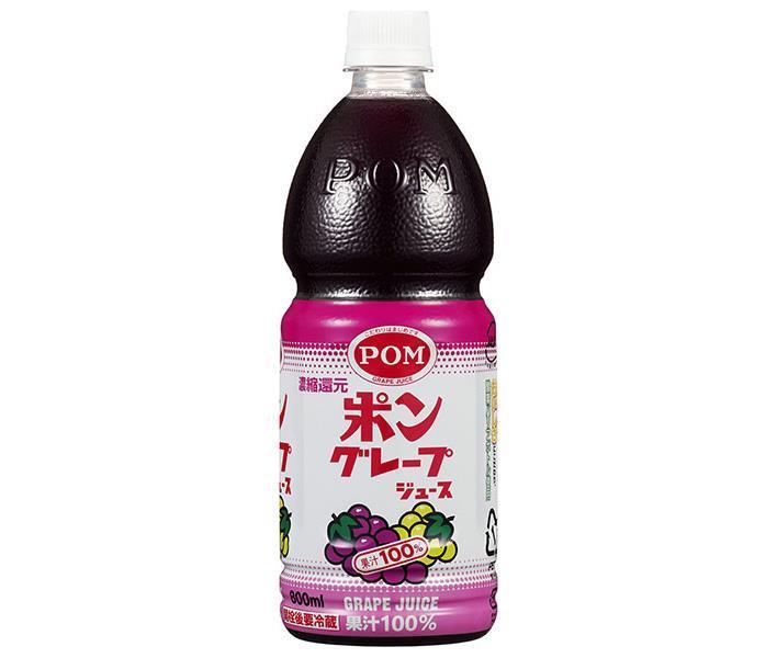 えひめ飲料 POM(ポン) グレープジュース 800mlペットボトル×6本入【日本出荷】