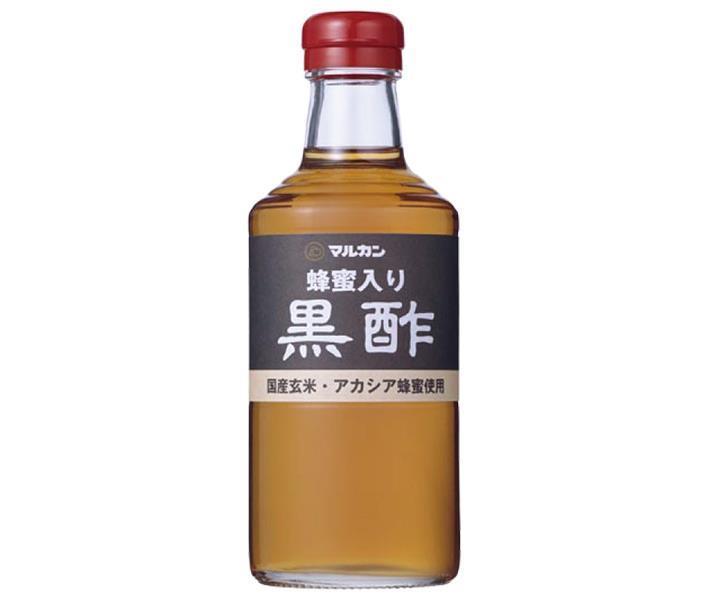 マルカン酢 蜂蜜入り黒酢 500ml瓶×12本入【日本出荷】