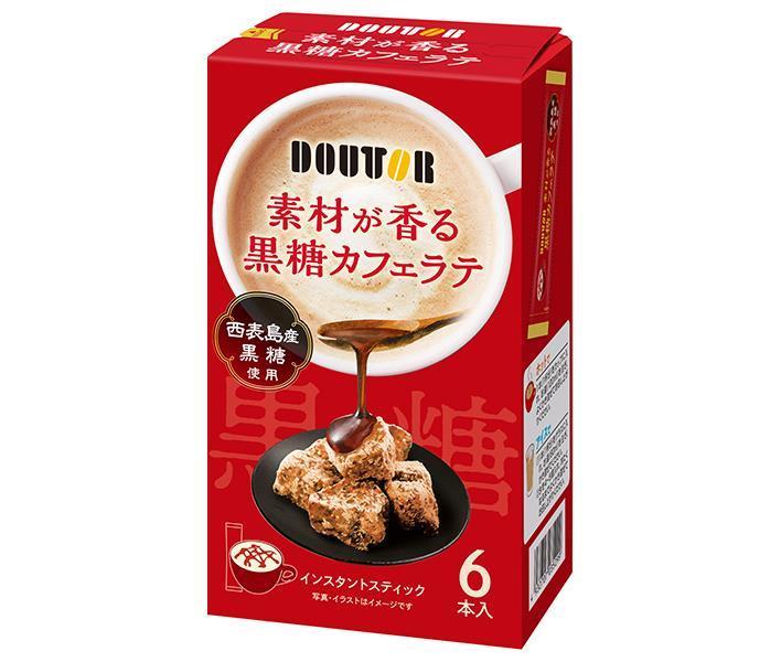ドトールコーヒー 素材が香る黒糖カフェラテ (15g×6P)×36箱入【日本出荷】