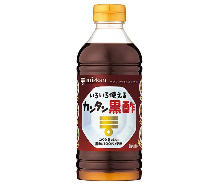 ミツカン カンタン黒酢 500mlペットボトル×12本入【日本出荷】