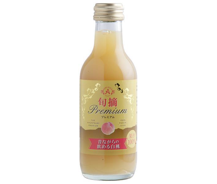 アルプス 旬摘プレミアム 昔ながらの飲める白桃 200ml瓶×24本入【日本出荷】
