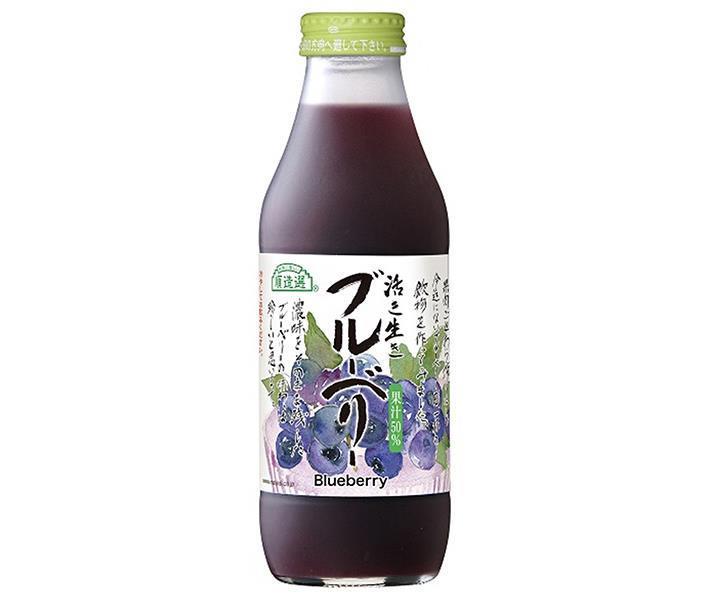 マルカイ 順造選 活き生きブルーベリー(50%) 500ml瓶×12本入【日本出荷】