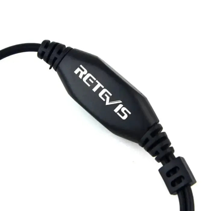 Retevis Throat Mic Covert Acoustic Tube Earpiece PTT Microphone