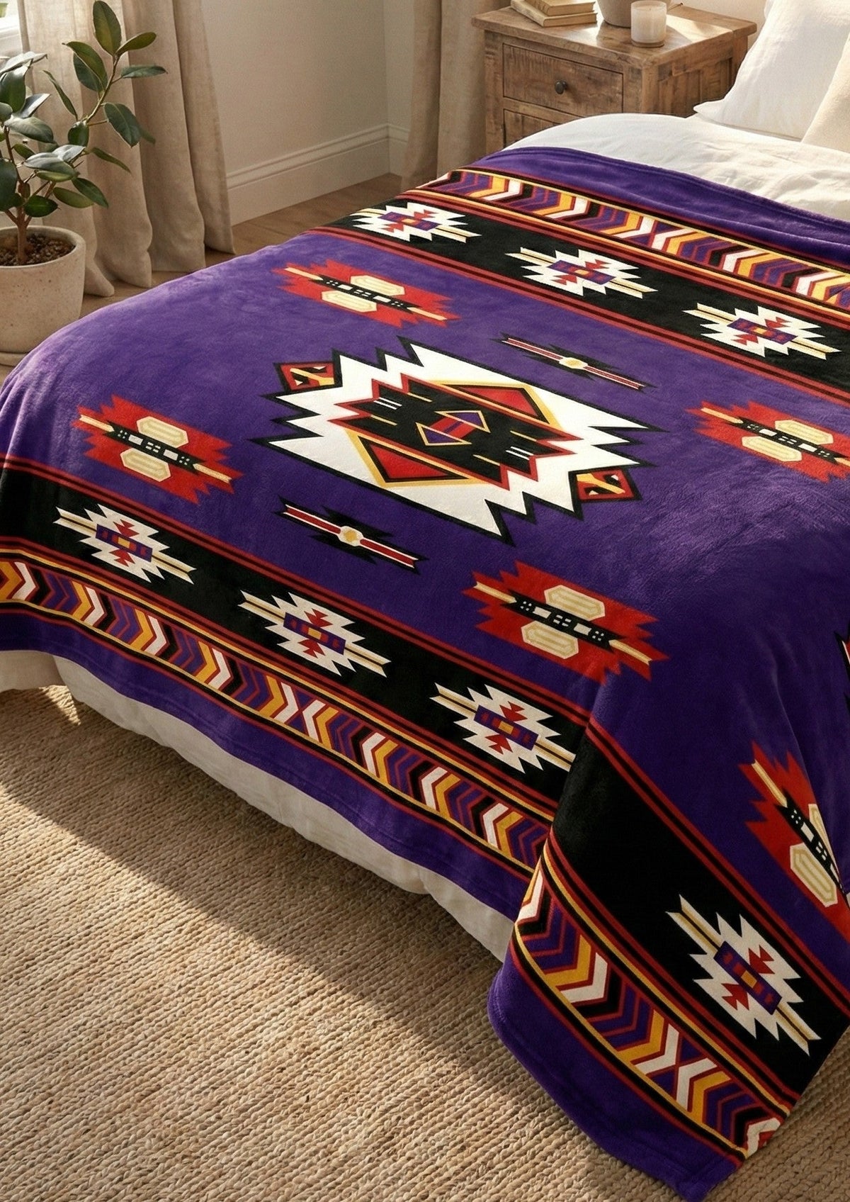 ULTRA SOFT LUXURY PLUSH BLANKET (purple)