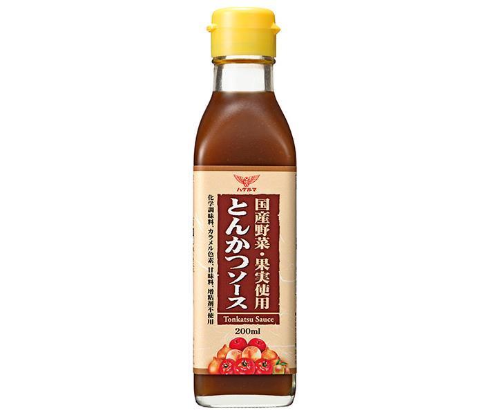 ハグルマ 国産野菜 果実使用とんかつソース 200ml瓶×12本入【日本出荷】