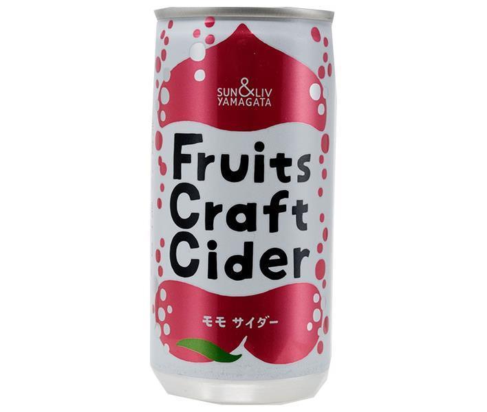 山形食品 FruitsCraftCider モモ 200ml缶×30本入【日本出荷】