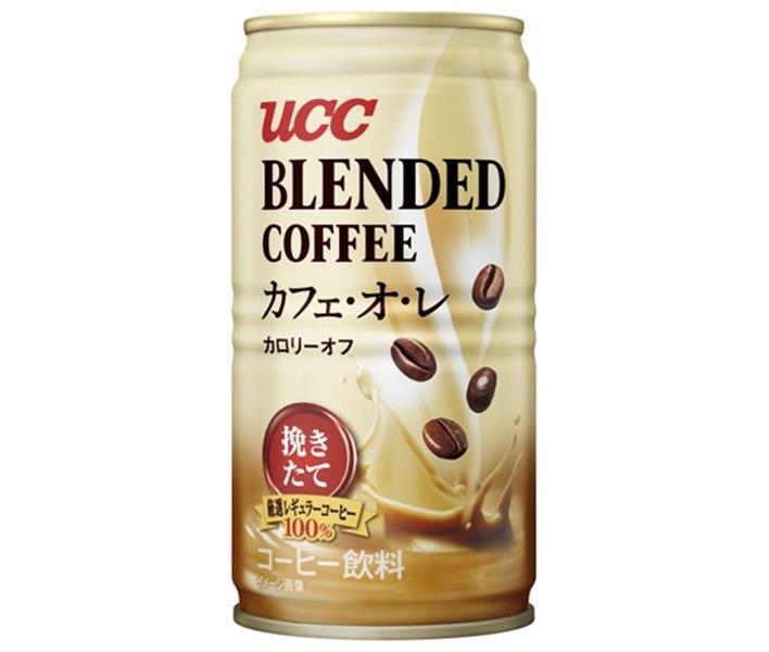 UCC ブレンドコーヒー カフェ オ レ カロリーオフ 185g缶×30本入【日本出荷】