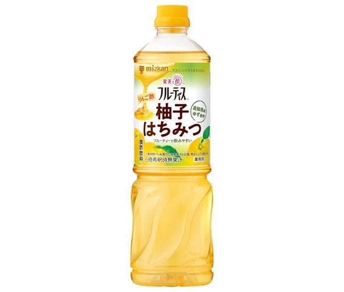 ミツカン 業務用 フルーティス りんご酢柚子はちみつ 1000mlぺットボトル×8本入【日本出荷】