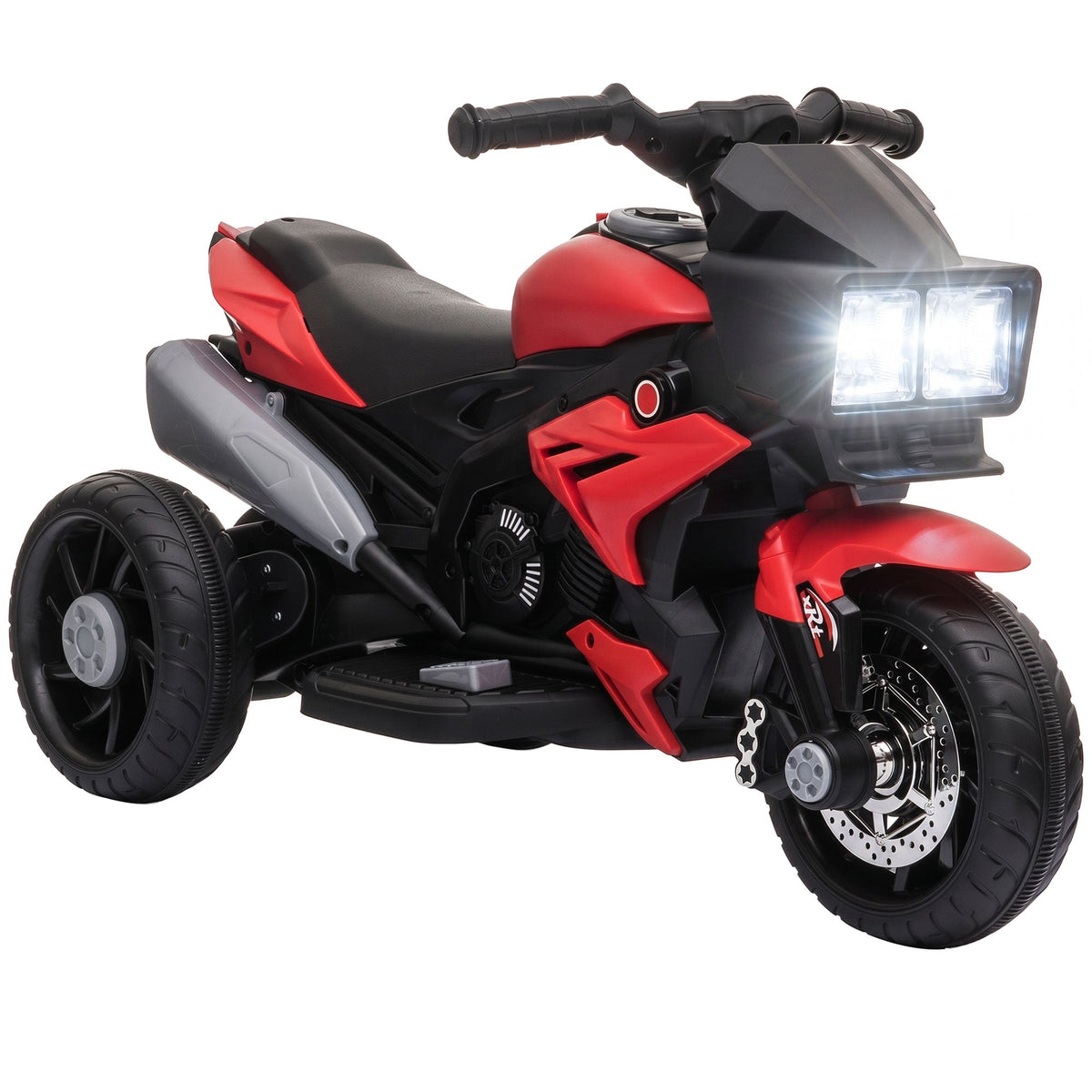 Kids Electric Pedal Motorcycle Ride-On Toy 6V Battery Powered w/ Music Horn Headlights Motorbike for Girls Boy Blue
