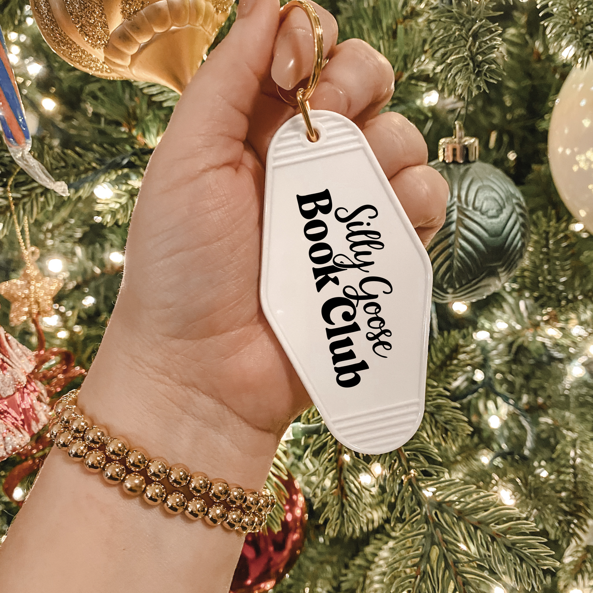 Silly Goose Bookclub Keychain