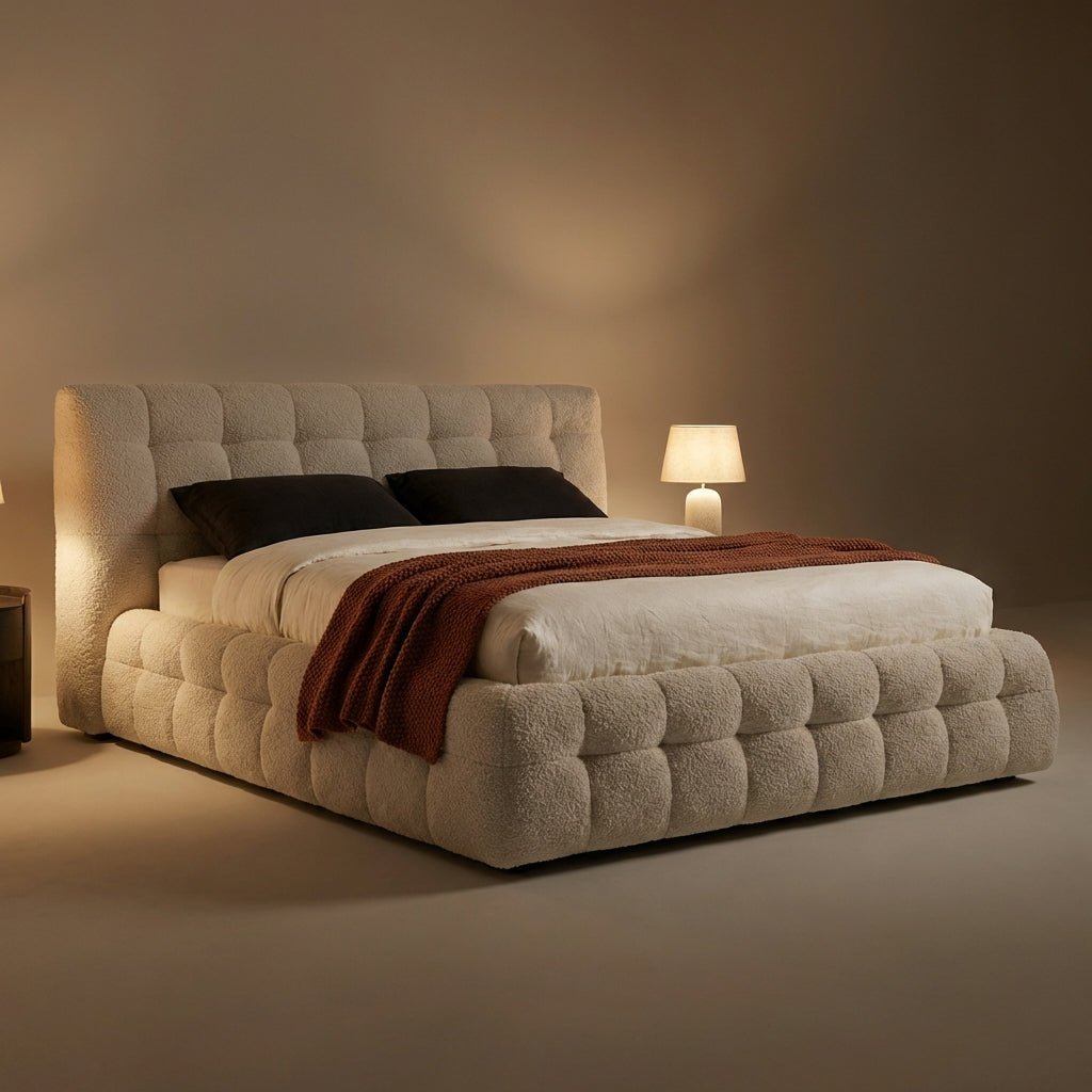 Soho Plush Upholstered King Bed