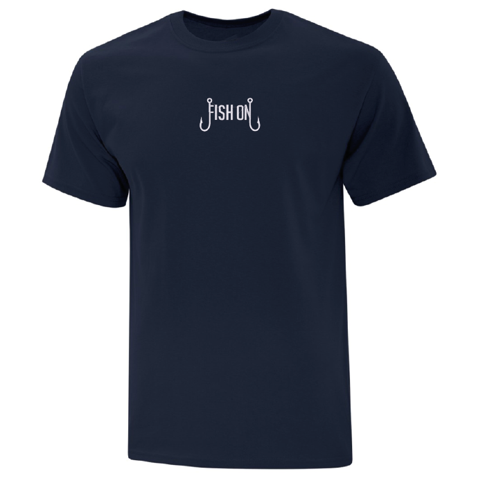 T-shirt "Fish On" brodé