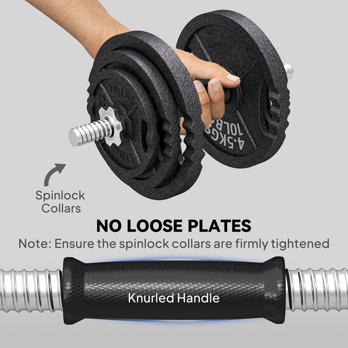 Adjustable Dumbbell Set, 2 in 1 Weights Dumbbells Set for Home Gym, 112lb Free Weights with Non-Slip Grip