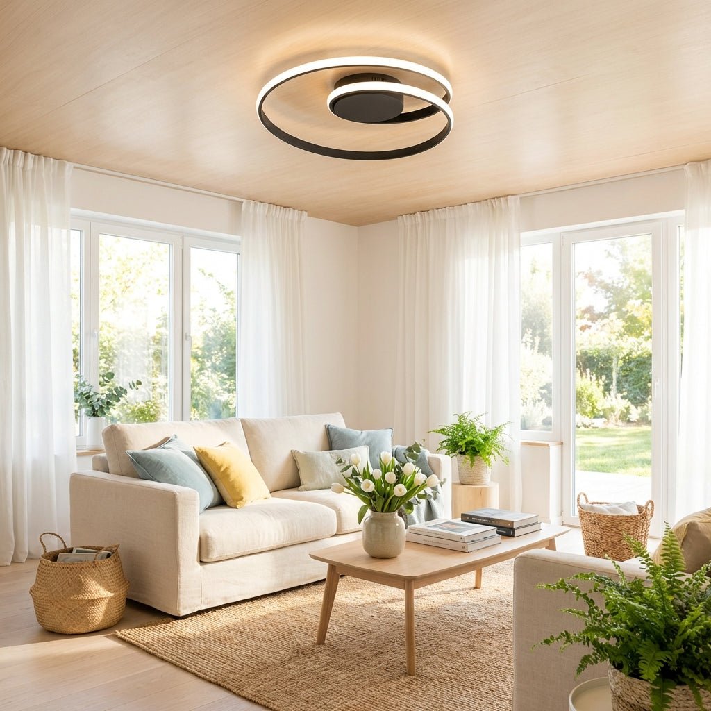 The Haag Spiral Ceiling Light