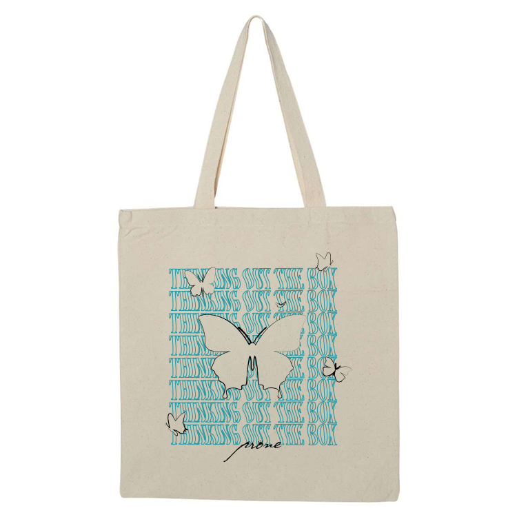Tote bag Prône "Thinking Out the Box" imprimé