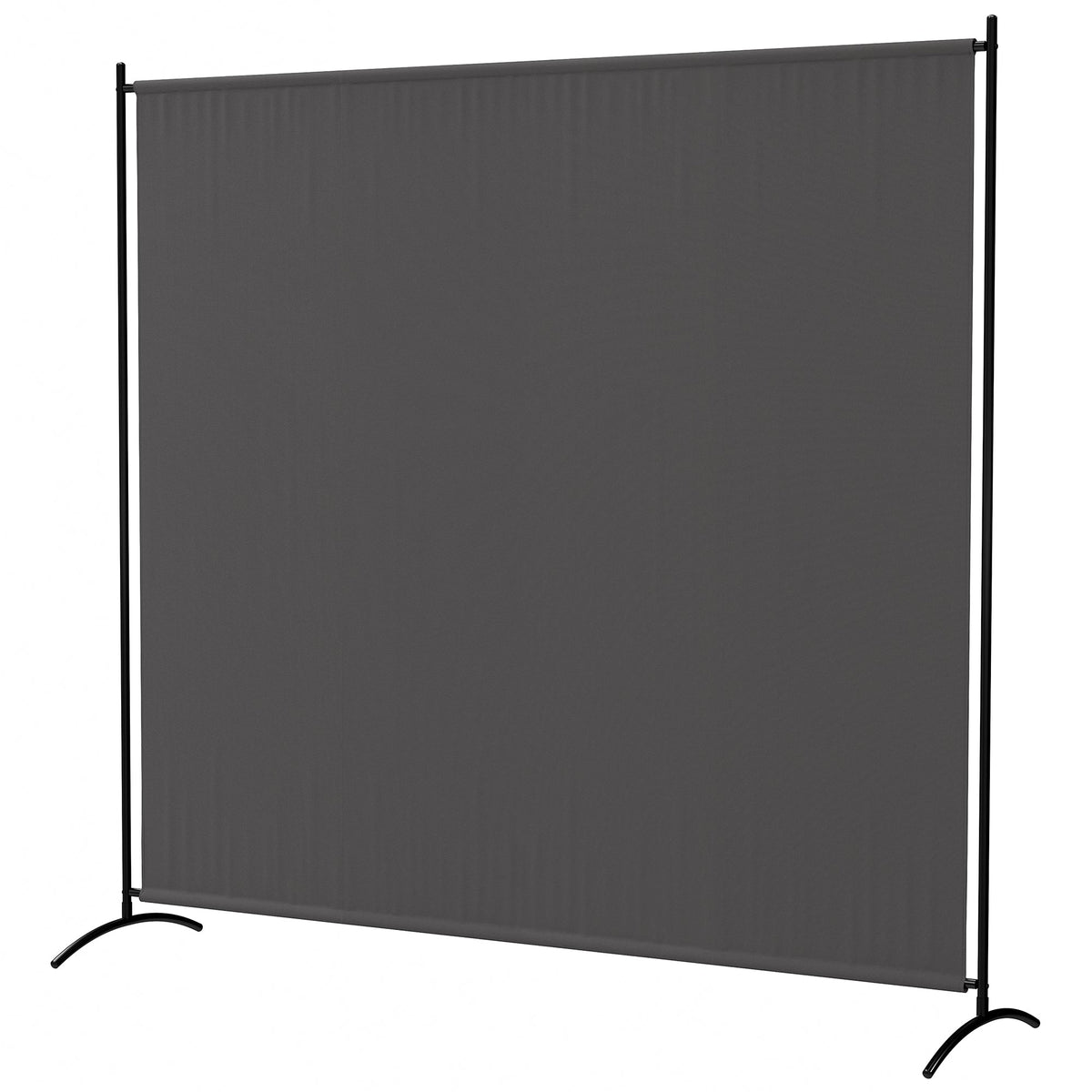 Single Panel Room Divider, UV30+ Privacy Screen, Indoor Outdoor Privacy Panel with Stable Base, Beige