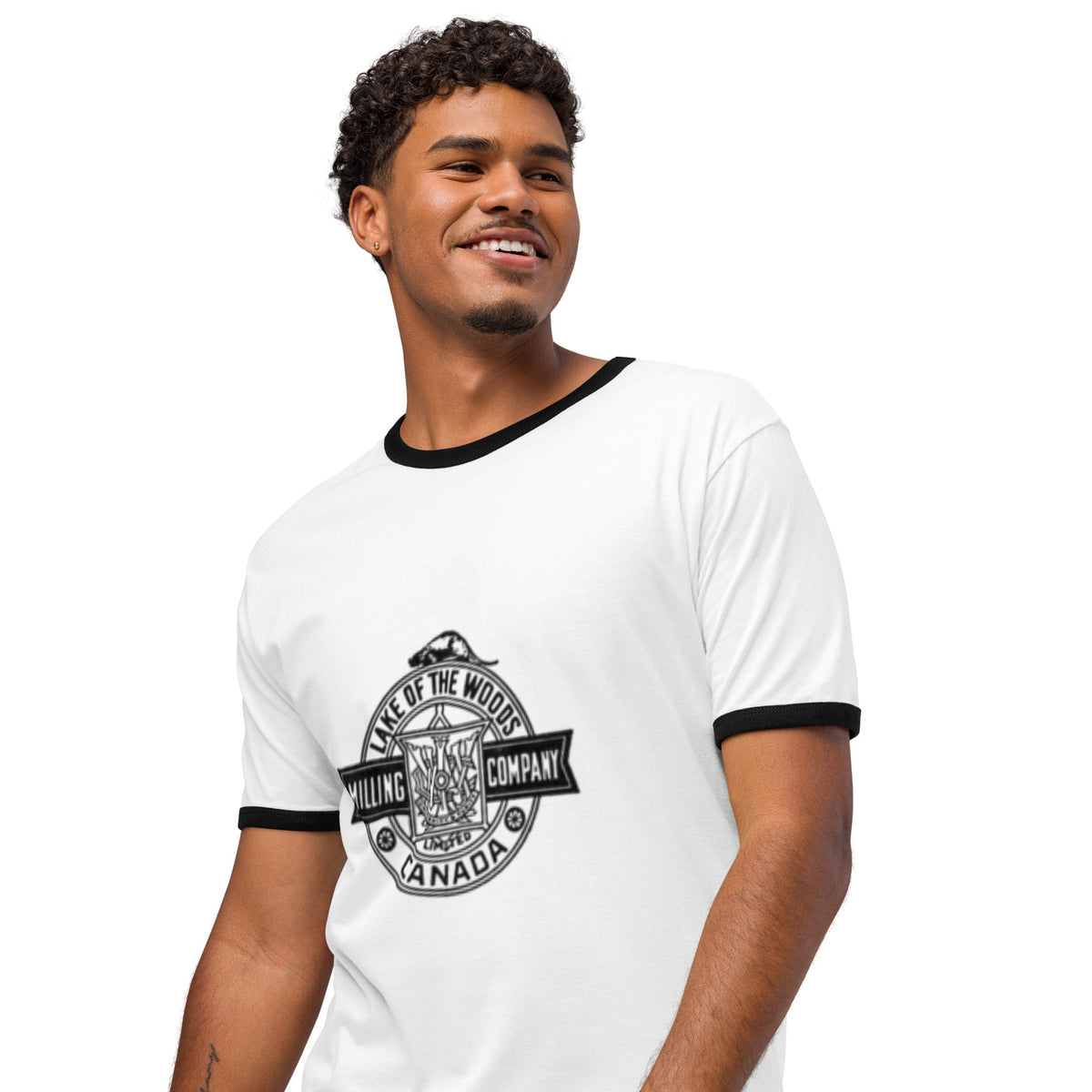 Retro Mill Unisex ringer t-shirt