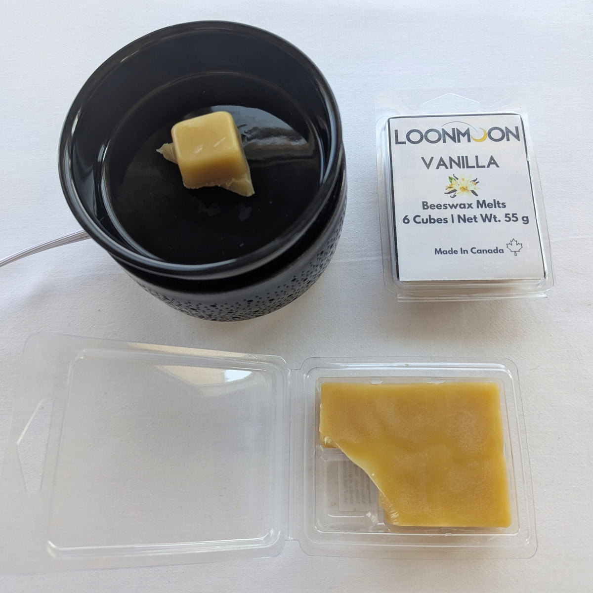 Hand-Poured Scented Beeswax Wax Melts - 6 Cubes, 55 g