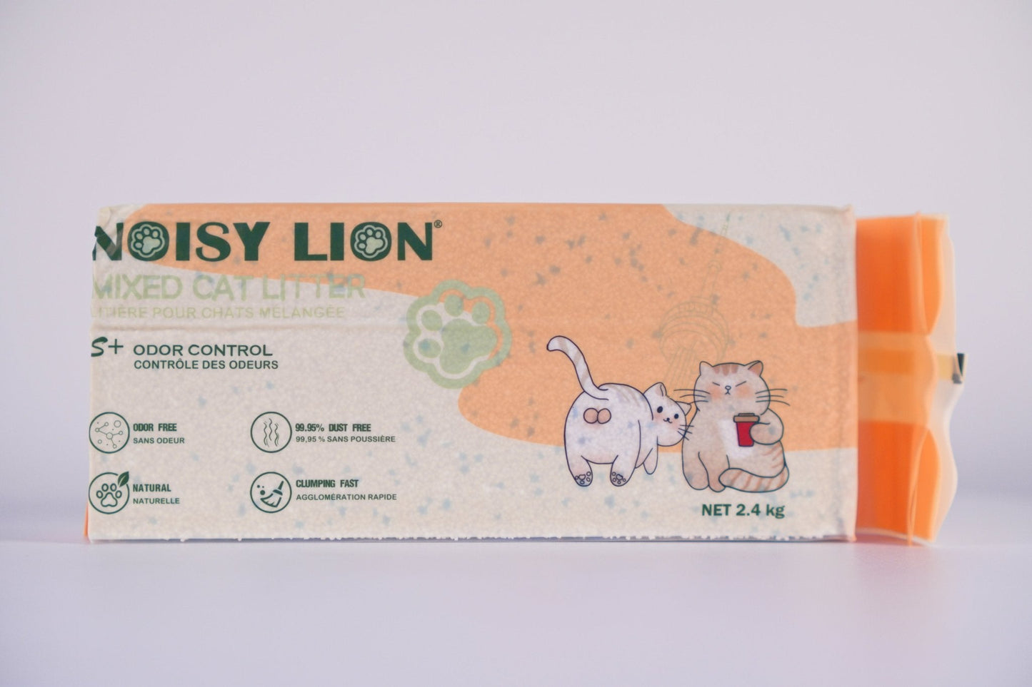 Natural Cassava Cat Litter Cubic Pack