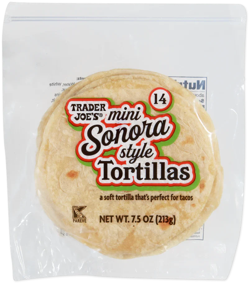 Trader Joe's Mini Sonora Style Tortillas, 213g