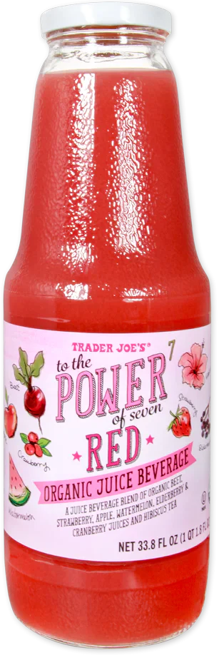 Trader Joe's To The Power of Seven Red Organic Juice Beverage, 1L