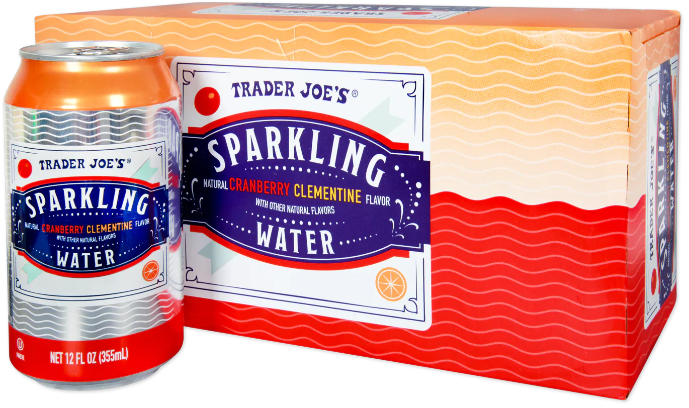 Trader Joe's Sparkling Water, Cranberry Clementine, 2.84L