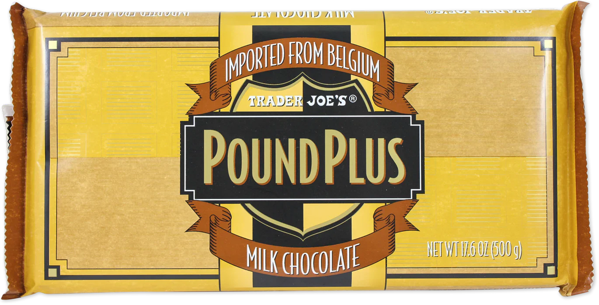Trader Joe's Pound Plus Milk Chocolate Bar, 500g