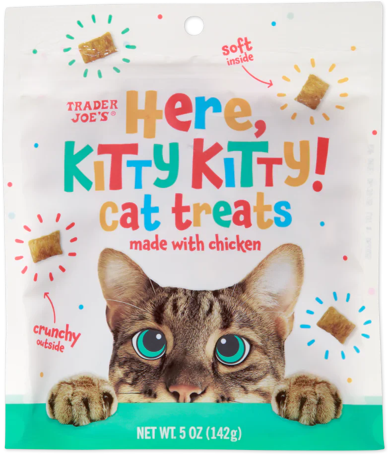 Trader Joe's Here, Kitty Kitty! Cat Treats, 142g