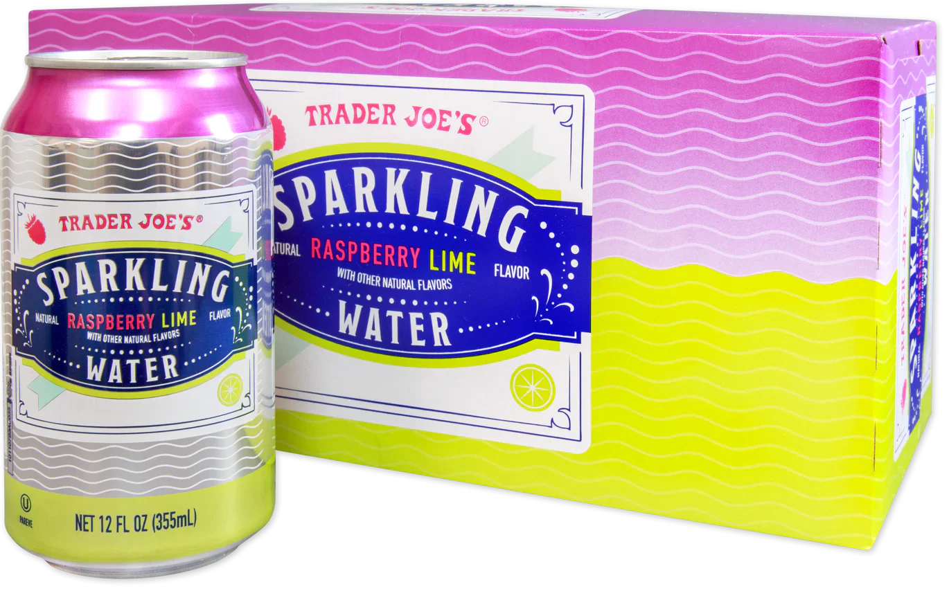 Trader Joe's Sparkling Water, Raspberry Lime, 2.84L