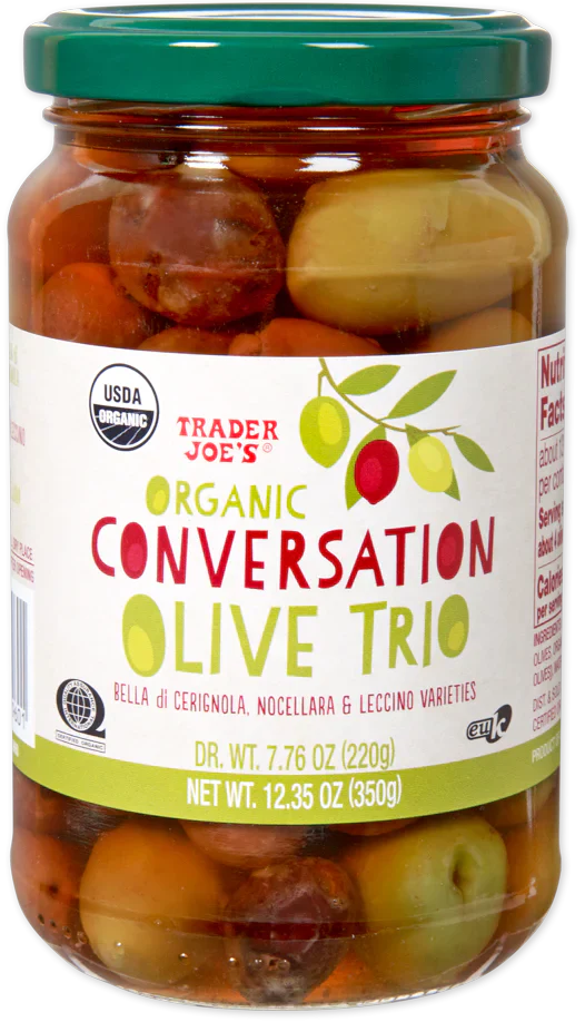 Trader Joe's Organic Conversation Olive Trio, 350g