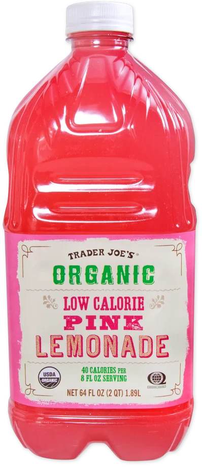 Trader Joe's Organic Low Calorie Pink Lemonade, 1.89L